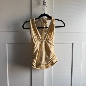 Grey Bandit Halter top